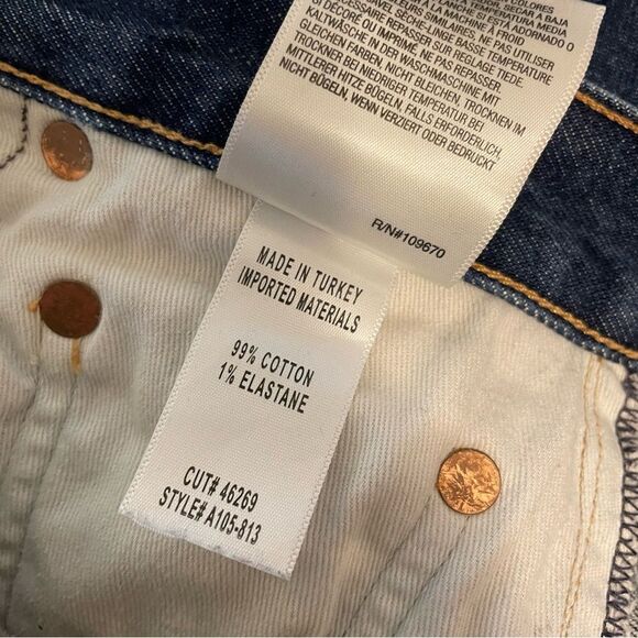 AGOLDE Remy High Rise Straight Wink Button Fly Distressed Jeans Size 25 - Picture 8 of 8